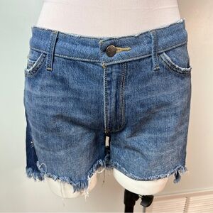 Sam Edelman Denim Cutoff Shorts - Women’s Size 6 - Medium Wash Raw Hem
